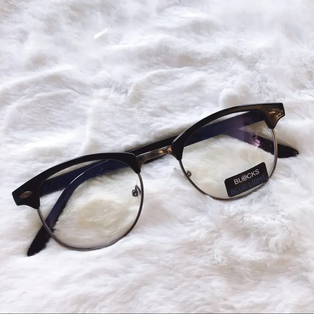 Vicky Black Blue Light Computer Glasses